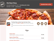 Tablet Screenshot of notrayspizza.com